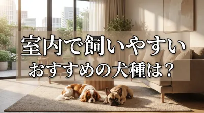 室内で飼いやすいおすすめの犬種は？
