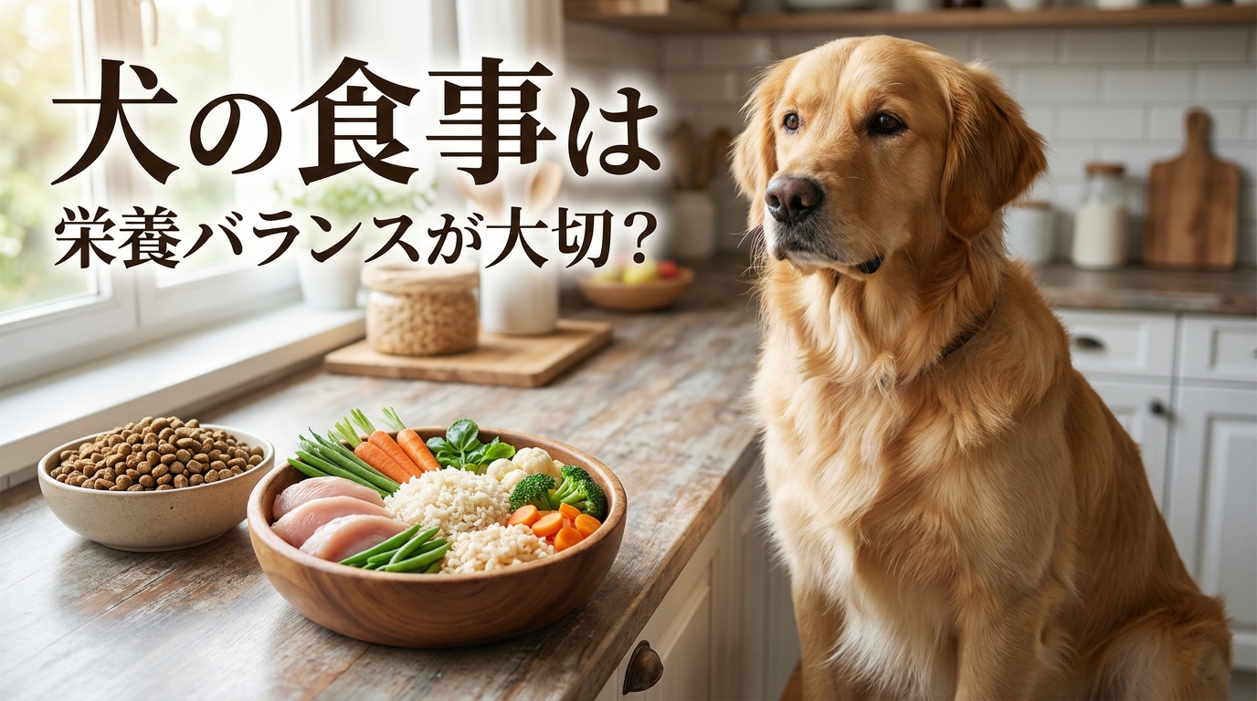 犬の食事は栄養バランスが大切?