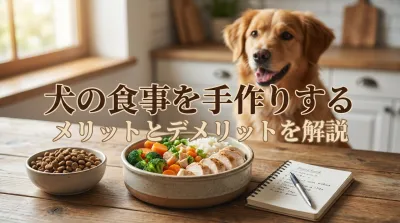 犬の食事を手作りするメリットとデメリットを解説