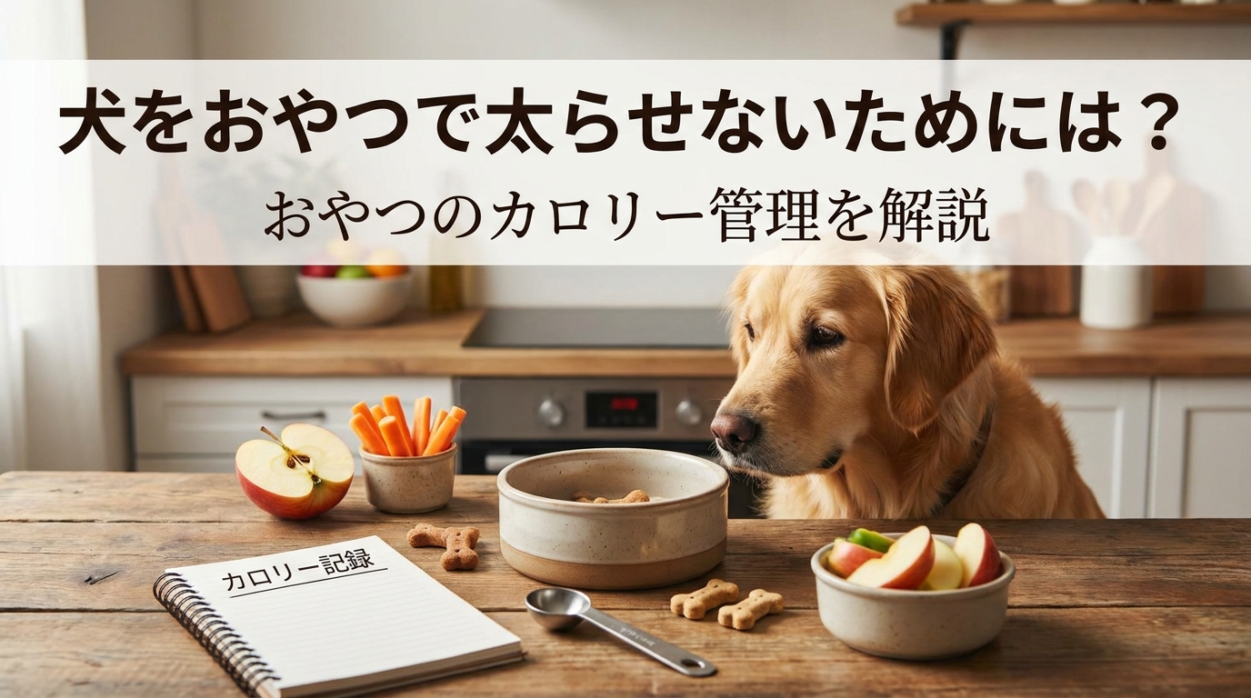 犬をおやつで太らせないためには？おやつのカロリー管理を解説