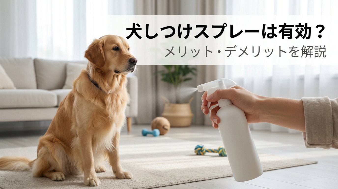 犬しつけスプレーは有効？メリット・デメリットを解説