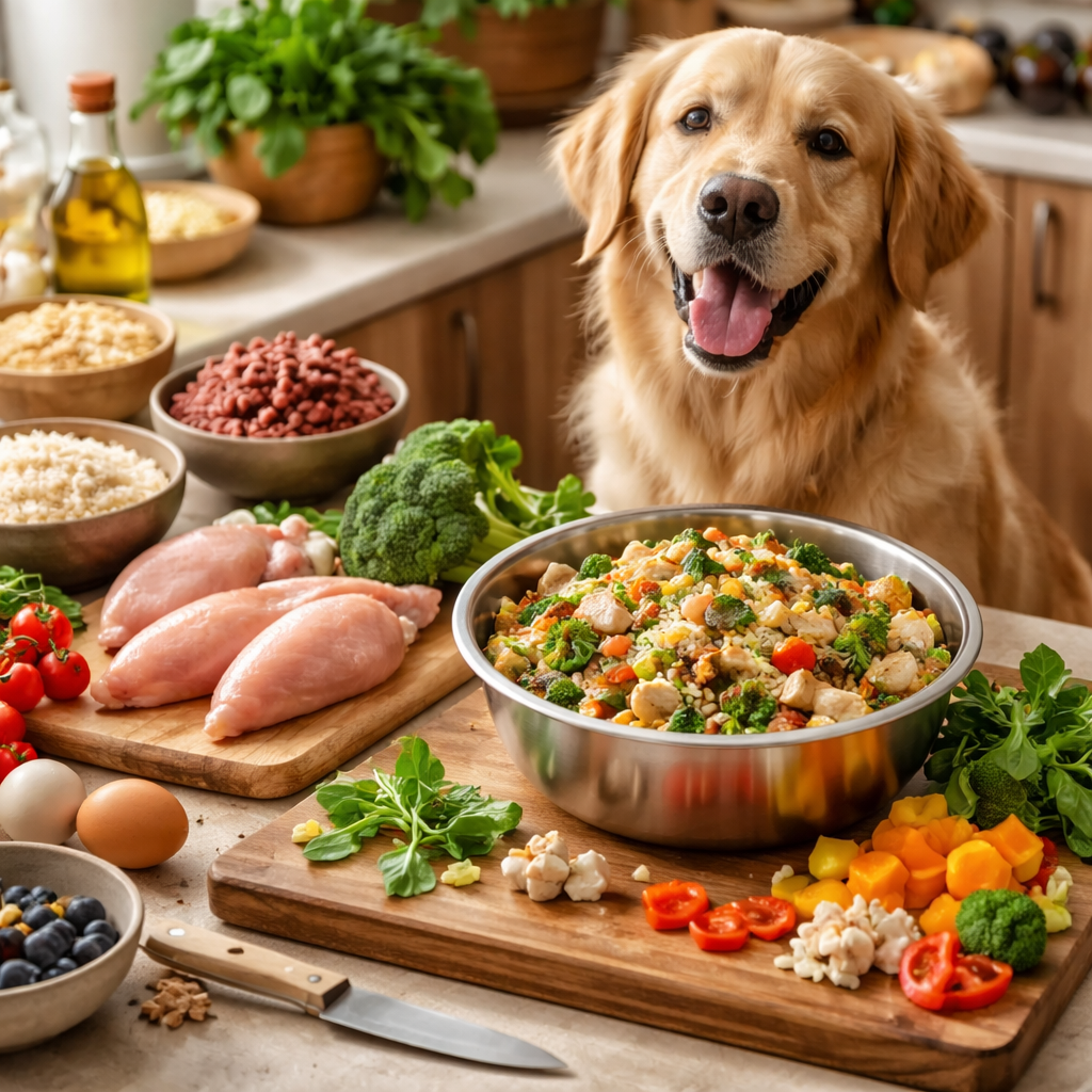 犬の手作り食における基本的な考え方