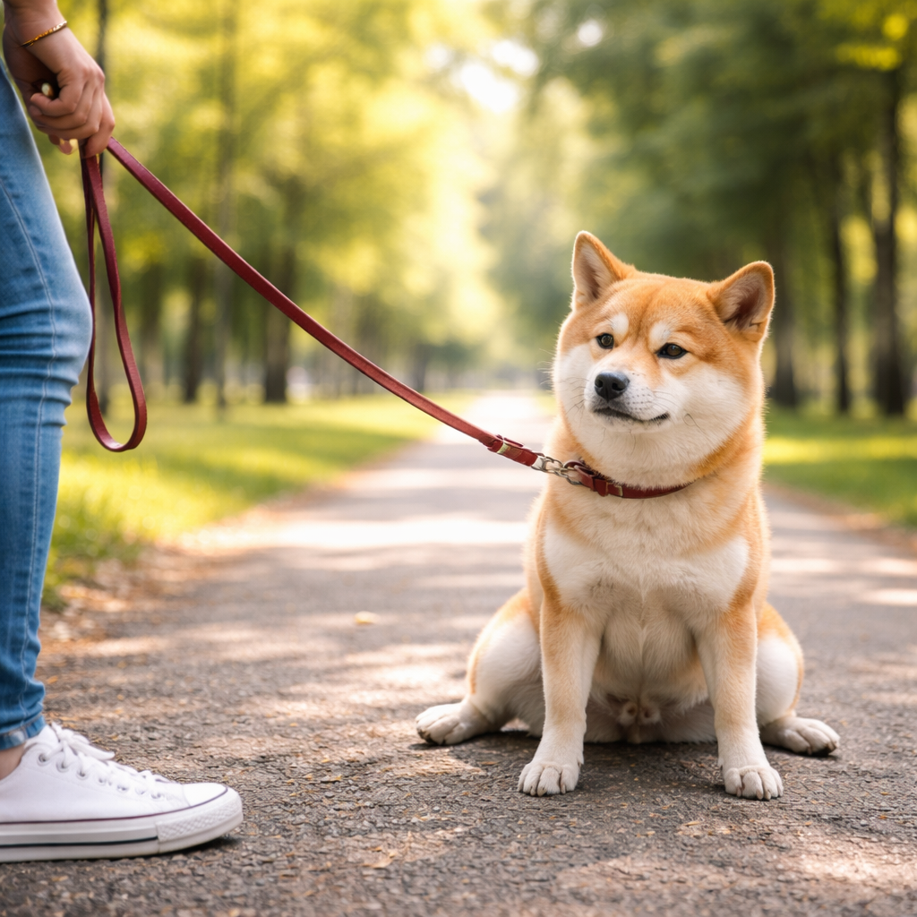 犬が散歩中に歩かなくなる主な原因