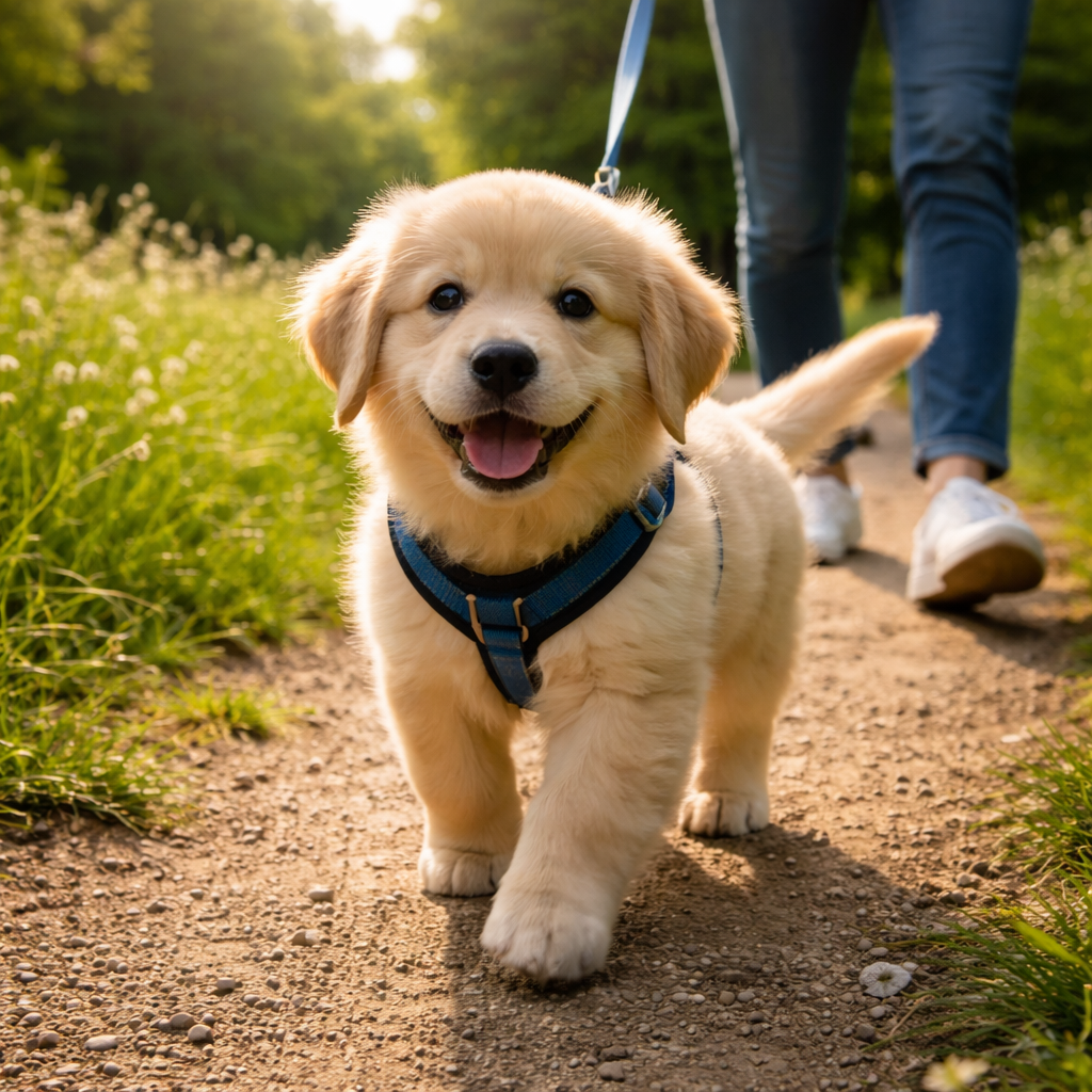 子犬の散歩を始める適切なタイミングとは